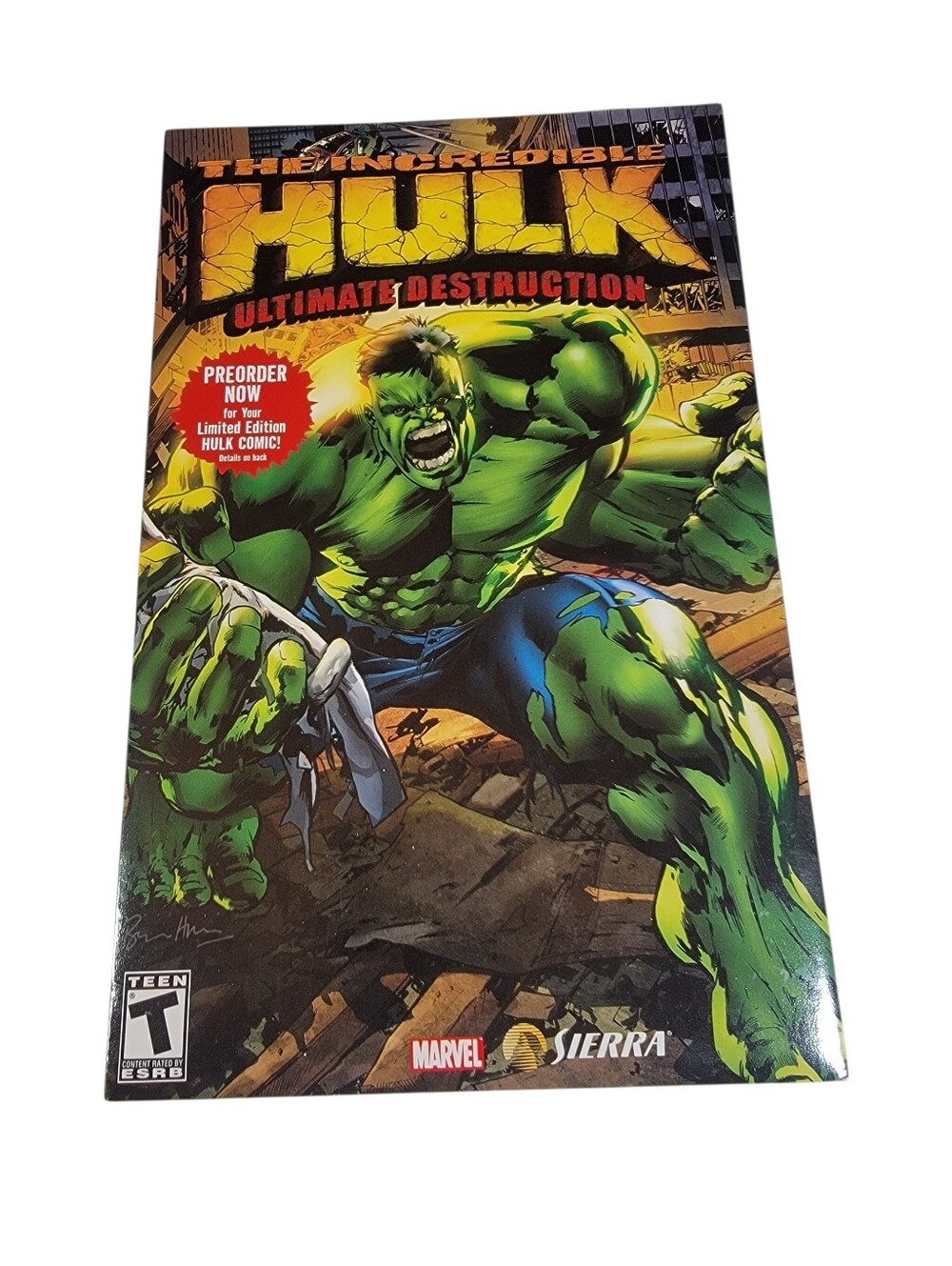 Sealed 2005 The Incredible Hulk Ultimate Destruction Promo Comic Book HTF